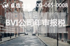 BVI公司年審報稅相關(guān)說明